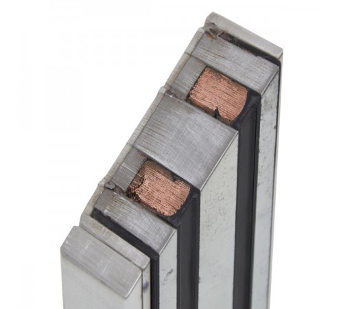 Електромагнітний замок Yli Electronic YM-280N(LED)-DS зі світловою індикацією, датчиком стану замка і дверей для системи контролю доступу Електромагнітний замок Yli Electronic YM-280N(LED)-DS зі світловою індикацією, датчиком стану замка і дверей для системи контролю доступу