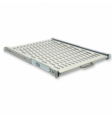 Полиця висувна 19" CMS UA-SHSL-600G 1U 600 мм, сіра