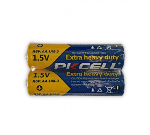 Комплект з 20 батарейок PKCELL Extra Heavy Duty AA R6P 1.5V по 2шт./плівка Комплект з 20 батарейок PKCELL Extra Heavy Duty AA R6P 1.5V по 2шт./плівка