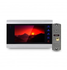 Комплект відеодомофону JT201HD Kit: Wi-Fi відеодомофон 7", відеопанель, карта пам'яті 32 ГБ у комплекті, з підтримкою Tuya Smart