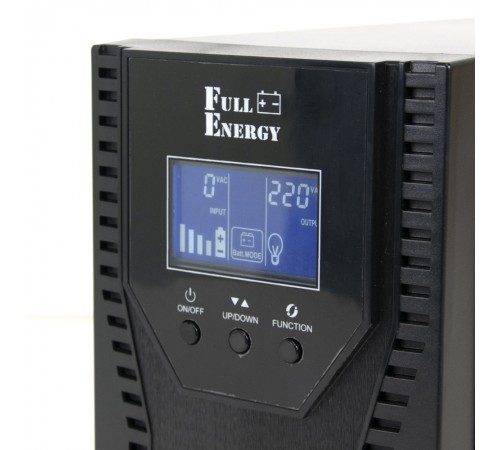 ДБЖ Full Energy BBGP-220/30Pro 2000ВА / 1600Вт з правильною синусоїдою та LCD-дисплеєм ДБЖ Full Energy BBGP-220/30Pro 2000ВА / 1600Вт з правильною синусоїдою та LCD-дисплеєм