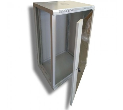 Шафа серверна Hypernet 18U 600 x 600 WMNC66-15U-FLAT для мережевого обладнання Шафа серверна Hypernet 18U 600 x 600 WMNC66-15U-FLAT для мережевого обладнання