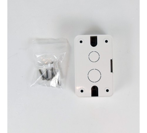 Кронштейн ZKTeco FR1500 single gang (Plastic Box) для зчитувача FR1500 Кронштейн ZKTeco FR1500 single gang (Plastic Box) для зчитувача FR1500