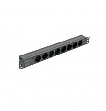 Мережевий фільтр Kingda KD-GER(16)N1008WKPB19A-C14 8 розеток 19"