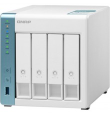 Система зберігання даних QNAP TS-431K з 4 відсіками для дисків, 1GB RAM, настільне виконання