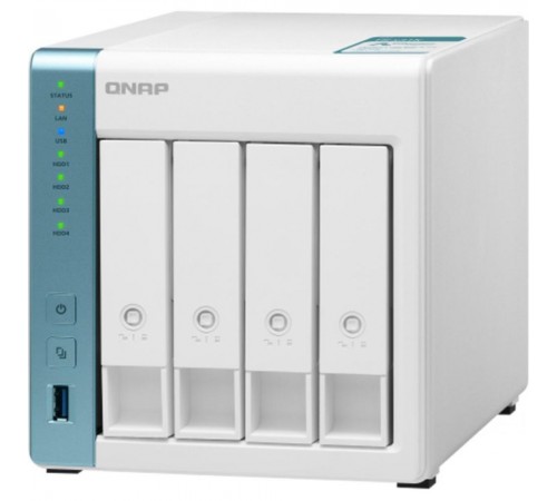 Система зберігання даних QNAP TS-431K з 4 відсіками для дисків, 1GB RAM, настільне виконання Система зберігання даних QNAP TS-431K з 4 відсіками для дисків, 1GB RAM, настільне виконання