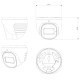 IP-відеокамера 2 Мп Provision-ISR DH-320IPSN-28-G (2.8 мм) з вбудованим мікрофоном і відеоаналітикою для системи відеонагляду