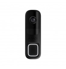 Відеодзвінок Ajax DoorBell black з вбудованим штучним інтелектом, ІЧ-сенсором та керуванням у застосунках