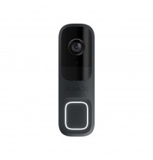Відеодзвінок Ajax DoorBell graphite з вбудованим штучним інтелектом, ІЧ-сенсором та керуванням у застосунках