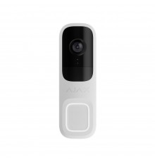 Відеодзвінок Ajax DoorBell white із вбудованим штучним інтелектом, ІЧ-сенсором та керуванням у застосунках