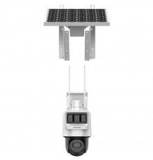 IP-відеокамера 4G 4 Мп  Hikvision DS-2DE2C400IWG-K/4G/C05S10 4МП (2.8мм) із сонячною панеллю та вбудованим акумулятором