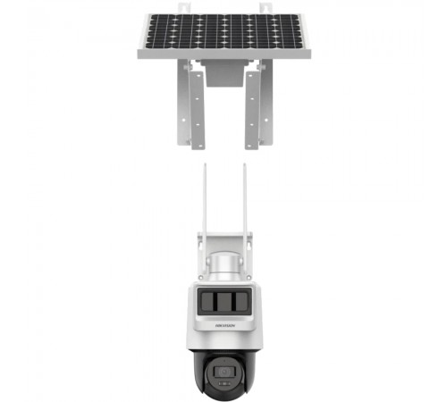IP-відеокамера 4G 4 Мп  Hikvision DS-2DE2C400IWG-K/4G/C05S10 4МП (2.8мм) із сонячною панеллю та вбудованим акумулятором