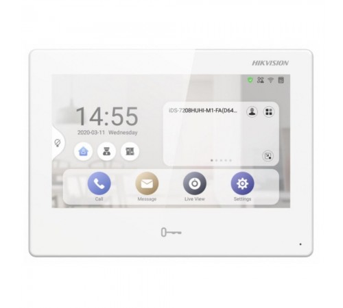 IP-відеодомофон 7" з Wi-Fi Hikvision DS-KH9310-WTE1(B)