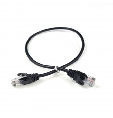 Патч-корд Hypernet PC-UTP-05M 0.5м литий чорний UTP RJ45 кат. 5Е