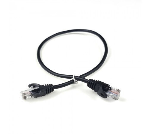 Патч-корд Hypernet PC-UTP-05M 0.5м литий чорний UTP RJ45 кат. 5Е Патч-корд Hypernet PC-UTP-05M 0.5м литий чорний UTP RJ45 кат. 5Е