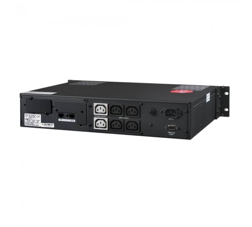 Джерело безперебійного живлення Powercom KIN-1200AP RM LCD 1200ВА / 720Вт лінійно-інтерактивне Джерело безперебійного живлення Powercom KIN-1200AP RM LCD 1200ВА / 720Вт лінійно-інтерактивне