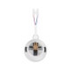 Патрон пластиковий підвісний e.lamp socket pendant.E27.pl.white, Е27, з кабелем 15 см і клемною колодкою, білий