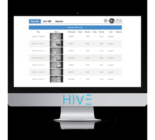 Програмний застосунок NUMBEROK EDGE LPR APP Hive для IP-камер Uniview для контролю і керування доступом автотранспорту Програмний застосунок NUMBEROK EDGE LPR APP Hive для IP-камер Uniview для контролю і керування доступом автотранспорту