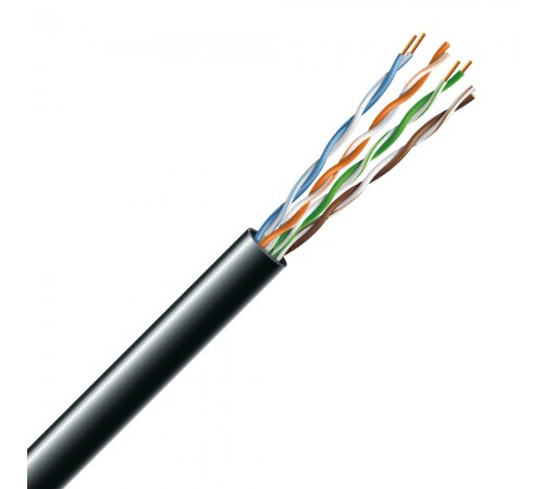 Кабель вита пара UTP CAT5e Dahua DH-PFM920-5EU зовнішній 305 м (0.5 мм) Кабель вита пара UTP CAT5e Dahua DH-PFM920-5EU зовнішній 305 м (0.5 мм)