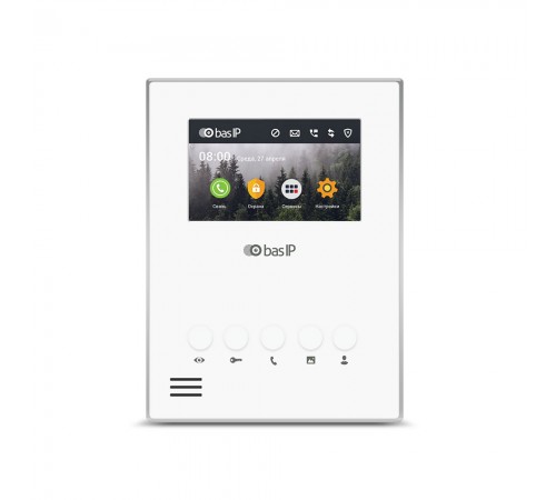 IP-відеодомофон 4.3" Bas-IP AU-04LAF white з Wi-Fi IP-відеодомофон 4.3" Bas-IP AU-04LAF white з Wi-Fi