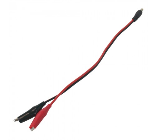Кабель перехідник DC (male) - Alligator Clip "крокодил" Кабель перехідник DC (male) - Alligator Clip "крокодил"
