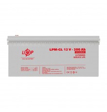 Акумулятор гелевий LogicPower 12В 200А·год (LPM-GL 12V - 200 Ah) GEL