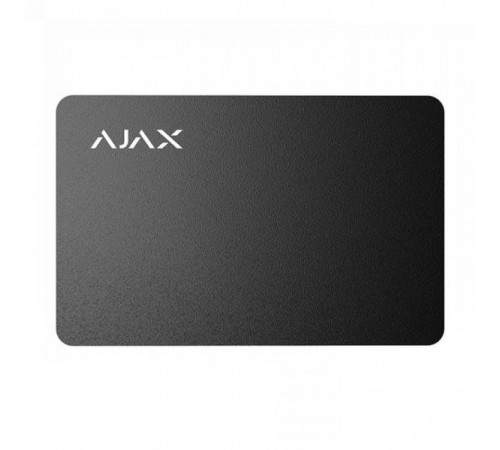 Захищена безконтактна картка Ajax Pass black (комплект 3 шт.) для клавіатури KeyPad Plus Захищена безконтактна картка Ajax Pass black (комплект 3 шт.) для клавіатури KeyPad Plus