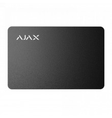 Захищена безконтактна картка Ajax Pass black для клавіатури KeyPad Plus