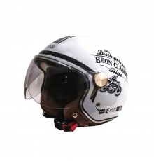 Мотошолом відкритий Beon B-120 202 SHINY LIGHT GREY (глянець світло-сірий), розмір L