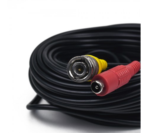 Кабель BNC-рower cable C 18 м (BNC+DC/BNC+DC) для передавання відеосигналу та живлення Кабель BNC-рower cable C 18 м (BNC+DC/BNC+DC) для передавання відеосигналу та живлення