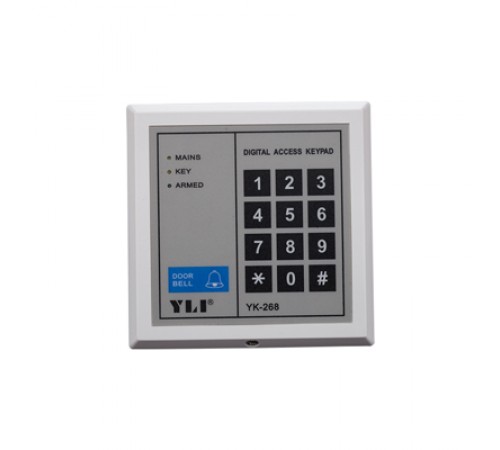 Кодова клавіатура Yli Electronic YK-268 з сенсорними кнопками Кодова клавіатура Yli Electronic YK-268 з сенсорними кнопками