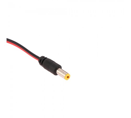 Роз'єм живлення (тато. male) Power jack 2.1*5.5mm з дротом 20 см Роз'єм живлення (тато. male) Power jack 2.1*5.5mm з дротом 20 см