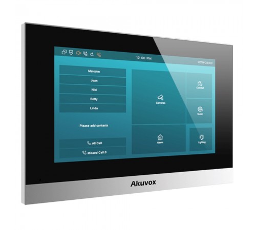 IP-відеодомофон 7" Akuvox C313N silver IP-відеодомофон 7" Akuvox C313N silver