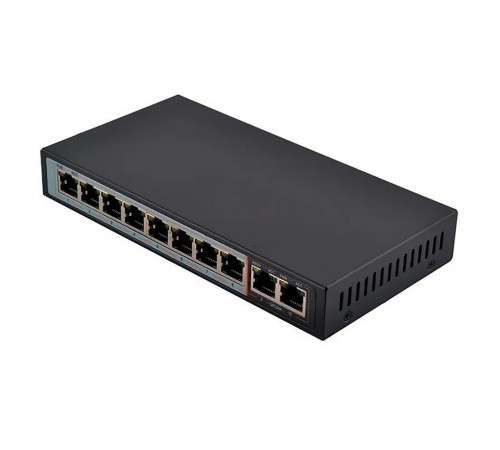 PoE-комутатор FoxGate S6008-E2-AI POE Watchdog 8-портовий некерований PoE-комутатор FoxGate S6008-E2-AI POE Watchdog 8-портовий некерований
