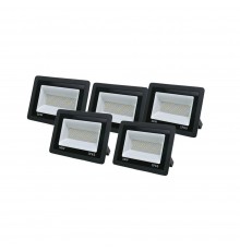Комплект із 5 світлодіодних прожекторів Lightwell 50W (LW-FL-B-50)