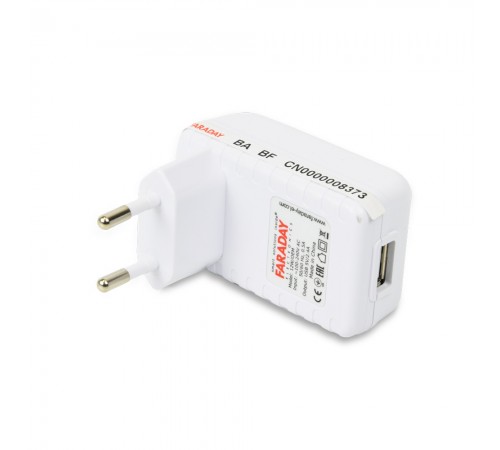 Блок живлення Faraday Electronics 12W/OEM з USB виходом 5V/2.4A Блок живлення Faraday Electronics 12W/OEM з USB виходом 5V/2.4A