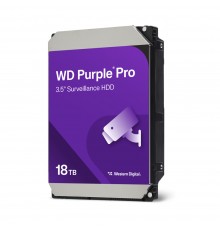 Жорсткий диск 18TB Western Digital WD Purple Pro WD181PURP для відеоспостереження з AI