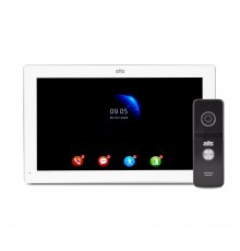 Комплект відеодомофона ATIS AD-1070FHD/T White з підтримкою Tuya Smart + AT-400FHD Black