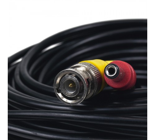Кабель BNC-рower cable A 20 м (BNC+DC/BNC+DC) для передавання відеосигналу та живлення Кабель BNC-рower cable A 20 м (BNC+DC/BNC+DC) для передавання відеосигналу та живлення
