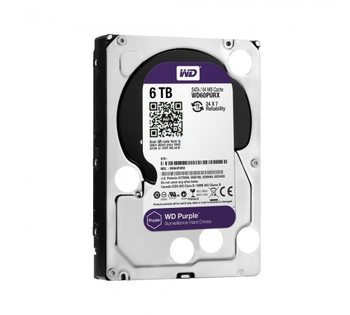 Жорсткий диск 6TB Western Digital WD60PURX для відеоспостереження Жорсткий диск 6TB Western Digital WD60PURX для відеоспостереження
