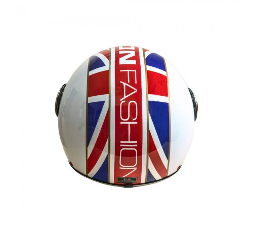 Мотошолом відкритий Beon B-110B FLAG SHINY WHITE/RED/BLUE (глянець білий/червоний/синій), розмір L Мотошолом відкритий Beon B-110B FLAG SHINY WHITE/RED/BLUE (глянець білий/червоний/синій), розмір L