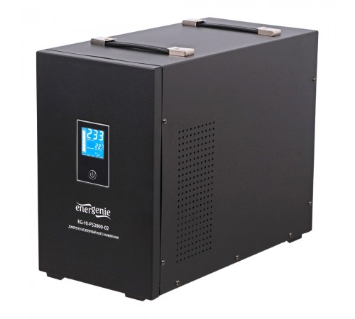 Джерело безперебійного живлення EnerGenie EG-HI-PS3000-02 3000ВА / 1800Вт лінійно-інтерактивне з правильною синусоїдою Джерело безперебійного живлення EnerGenie EG-HI-PS3000-02 3000ВА / 1800Вт лінійно-інтерактивне з правильною синусоїдою