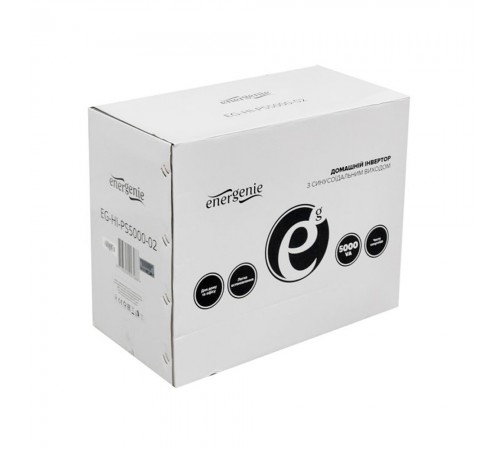 Джерело безперебійного живлення EnerGenie EG-HI-PS5000-02 5000ВА / 3000Вт лінійно-інтерактивне з правильною синусоїдою Джерело безперебійного живлення EnerGenie EG-HI-PS5000-02 5000ВА / 3000Вт лінійно-інтерактивне з правильною синусоїдою