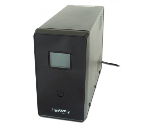Джерело безперебійного живлення EnerGenie EG-UPS-034 1500ВА / 900Вт лінійно-інтерактивне з LCD-дисплеєм Джерело безперебійного живлення EnerGenie EG-UPS-034 1500ВА / 900Вт лінійно-інтерактивне з LCD-дисплеєм