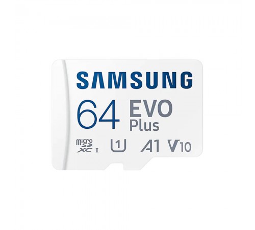 Карта пам'яті Samsung Evo Plus microSDXC 64GB UHS-I U1 V10 A1 + SD адаптер (MB-MC64SA/EU) Карта пам'яті Samsung Evo Plus microSDXC 64GB UHS-I U1 V10 A1 + SD адаптер (MB-MC64SA/EU)