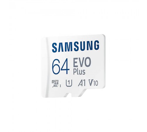 Карта пам'яті Samsung Evo Plus microSDXC 64GB UHS-I U1 V10 A1 + SD адаптер (MB-MC64SA/EU) Карта пам'яті Samsung Evo Plus microSDXC 64GB UHS-I U1 V10 A1 + SD адаптер (MB-MC64SA/EU)