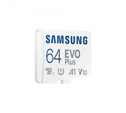 Карта пам'яті Samsung Evo Plus microSDXC 64GB UHS-I U1 V10 A1 + SD адаптер (MB-MC64SA/EU) Карта пам'яті Samsung Evo Plus microSDXC 64GB UHS-I U1 V10 A1 + SD адаптер (MB-MC64SA/EU)