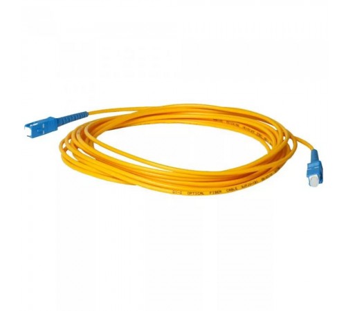 Патчкорд оптичний SC/UPC-SC/UPC SM simplex 3.00 LSZH 2м Патчкорд оптичний SC/UPC-SC/UPC SM simplex 3.00 LSZH 2м