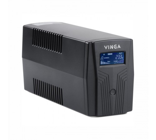 Джерело безперебійного живлення Vinga LCD 1200 ВА / 720 Вт Джерело безперебійного живлення Vinga LCD 1200 ВА / 720 Вт