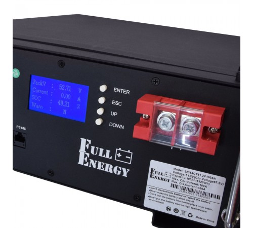 Акумулятор LiFePO4 (літій залізо фосфатний) 48В 100А·год Full Energy FEG-48100 Акумулятор LiFePO4 (літій залізо фосфатний) 48В 100А·год Full Energy FEG-48100